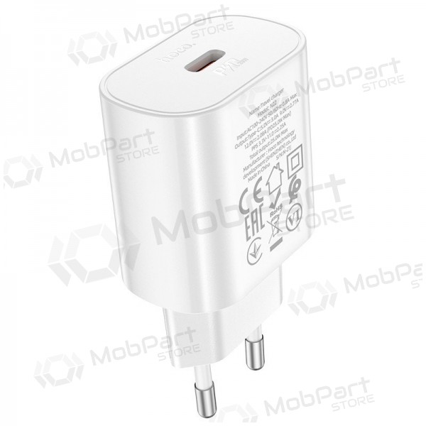 Hoco N22 25 W USB-C white phone charger