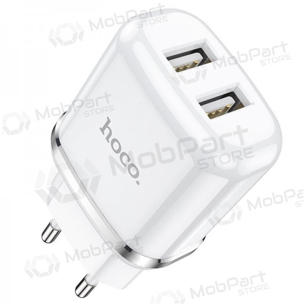 Hoco N4 Dual USB Charger 2.4A - White