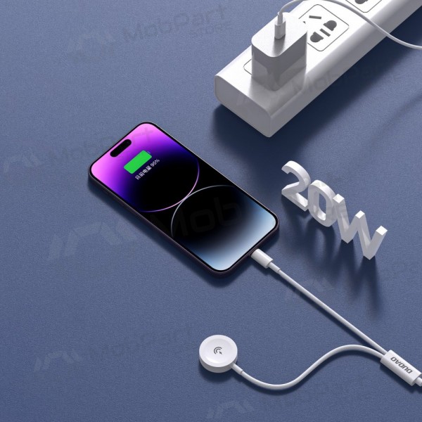 USB-C cable Dudao A12MAX-2in1 USB-C to iWatch / Lightning 1.2 m