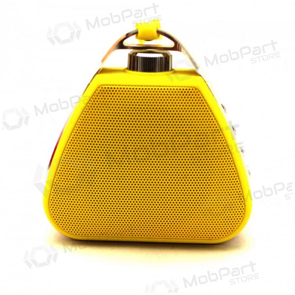 Bluetooth portable top speaker PTH-17 (microSD, hands-free, AUX) (yellow)
