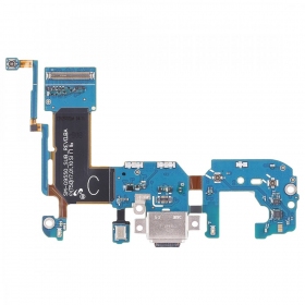 Samsung G955F Galaxy S8+ charging dock port and microphone flex