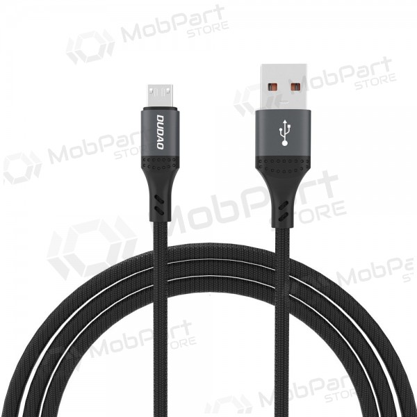 Micro USB cable Dudao L3SM USB-A to Micro USB 1.2 m 3 A black