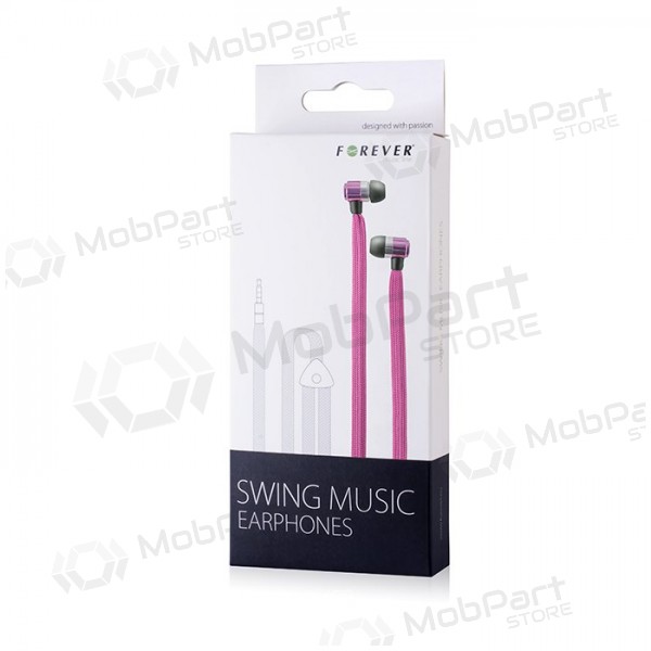Earphone Forever Swing Music 3,5mm (pink)