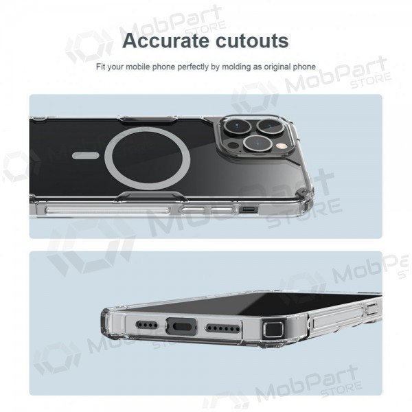 Apple iPhone 14 Pro case „Nillkin Nature Magnetic“ (white) Apple iPhone 14 Pro case „Nillkin Nature Magnetic“ (white)