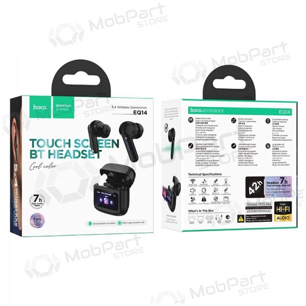 Wireless headphones Hoco EQ14 juodos
