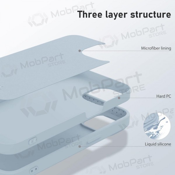 Apple iPhone 15 Pro Max case „Nillkin Silicone“ (grey) Apple iPhone 15 Pro Max case „Nillkin Silicone“ (grey)
