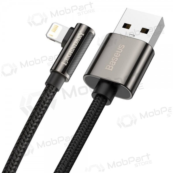 USB cable Baseus Legend Lightning 2.4A 1.0m (black) CALCS-01