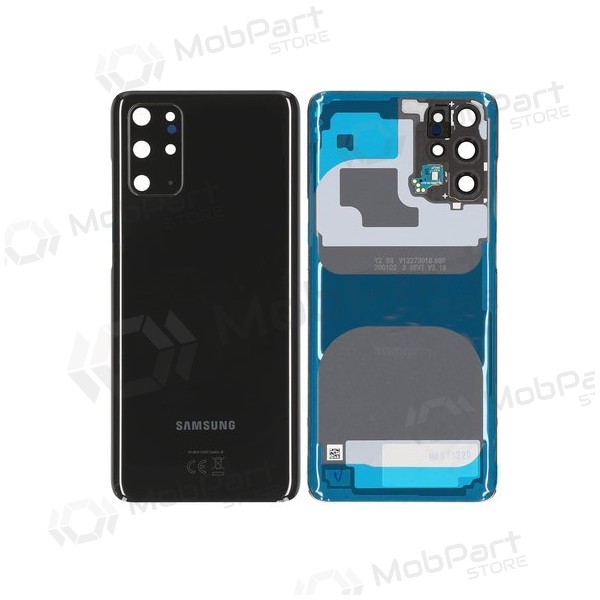 Samsung G985 / G986 Galaxy S20 Plus back / rear cover black (Cosmic Black) (used grade B, original) Samsung G985 / G986 Galaxy S20 Plus back / rear cover black (Cosmic Black) (used grade B, original)