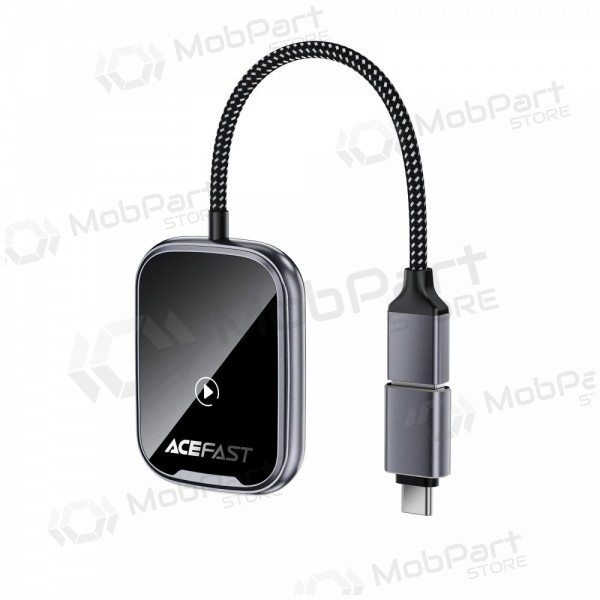 CarPlay adapter Acefast QC1 wireless Android Auto black