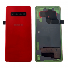 Samsung G975 Galaxy S10 Plus back / rear cover red (Cardinal Red) (used grade B, original)
