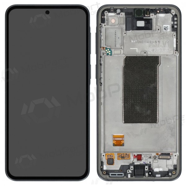Samsung Galaxy A37 5G display (dark gray) (with frame) (original)