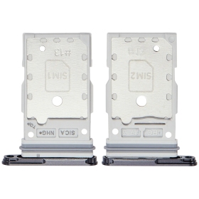 Samsung Galaxy S25, S25+ Dual SIM card holder (black) (original)