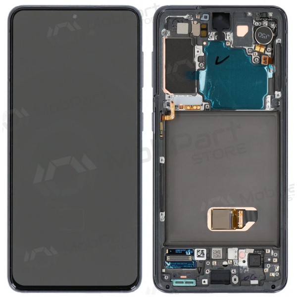 Samsung Galaxy S21 5G screen (grey) (with frame) (original)