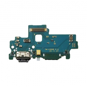 Samsung A366 Galaxy A36 5G charging dock port and microphone flex (service pack) (original)