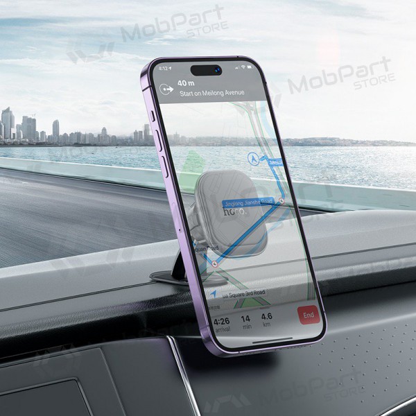 Car phone holder Hoco H30 tvirtinamas ant prietaisų skydelio magnetinis