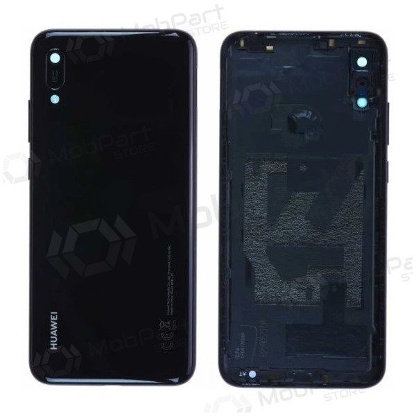 Huawei Y6 2019 / Y6 Pro 2019 / Y6 Prime 2019 back / rear cover (black) (used grade C, original) Huawei Y6 2019 / Y6 Pro 2019 / Y6 Prime 2019 back / rear cover (black) (used grade C, original)