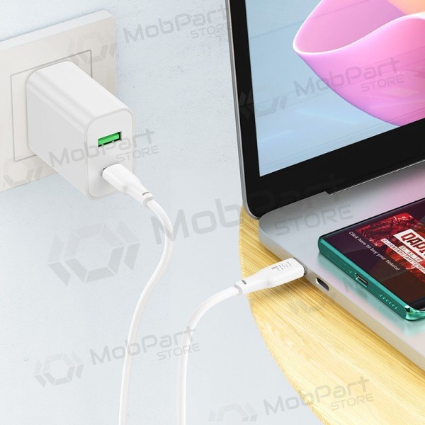 USB-C cable Hoco X93 USB-C to USB-C 1 m 100 W white
