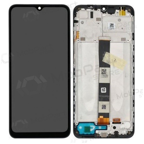 Xiaomi Redmi 9AT screen (black) (with frame) (service pack) (original)