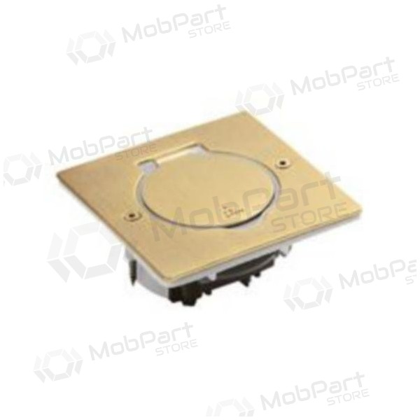 Floor box 2mod. Legrand 089710 (brushed gold)