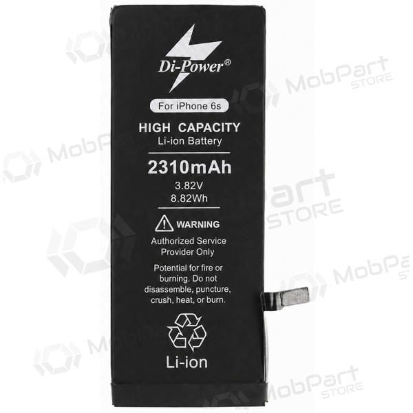 Apple iPhone 6s battery, accumulator Di-Power 2310 mAh (increased capacity)