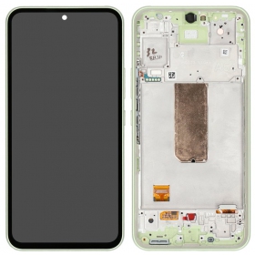 Samsung Galaxy A54 5G screen (light green) (with frame) (original)