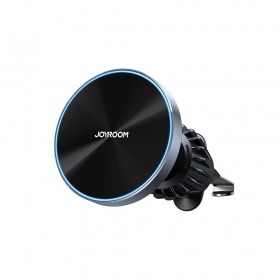 Automobilinis laikiklis-charger Joyroom JR-ZS240 Pro MagSafe 15W black