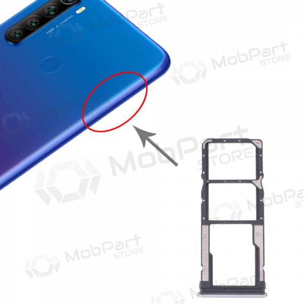 Xiaomi Redmi Note 8T SIM card holder white (Moonlight White)