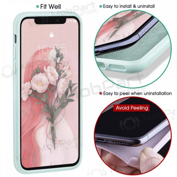 Apple iPhone 13 case - Liquid Silicone 1.5mm (mint)
