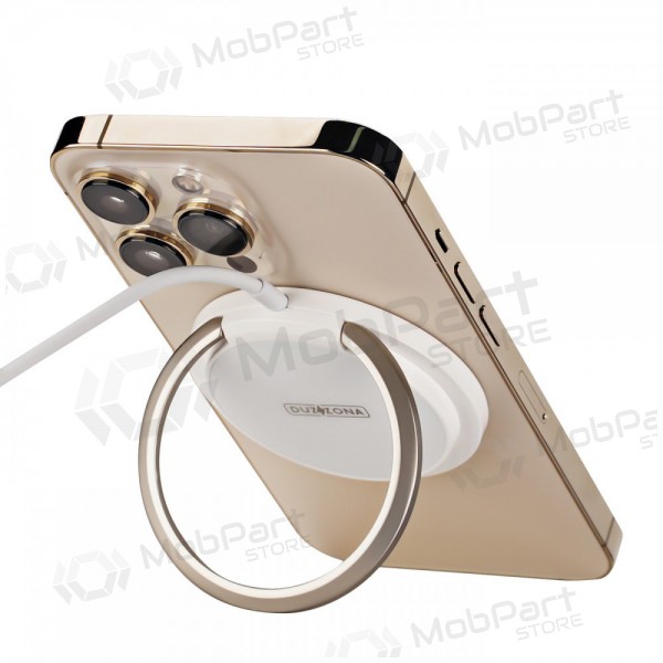 Charger wireless DUZZONA W1 MagSafe 15W (white)