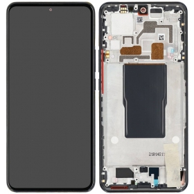 Xiaomi 12T / 12T Pro screen (black) (with frame) (Premium)