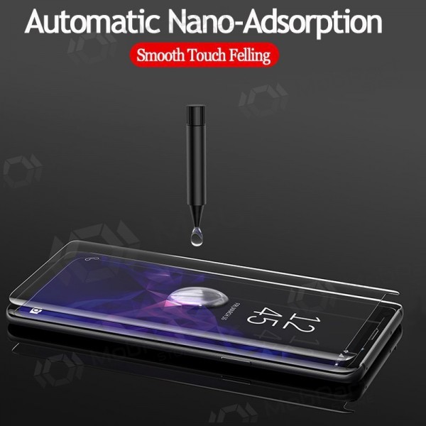 LCD apsauginis stikliukas Nano Optics 5D UV Glue Samsung S928 S24 Ultra lenktas transparent