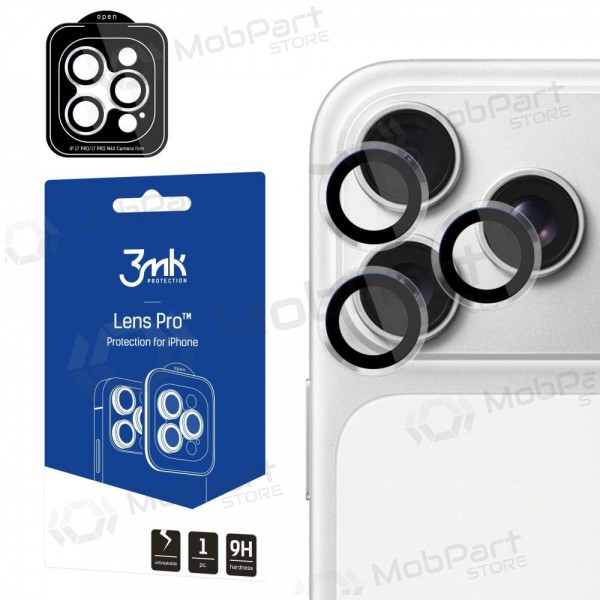 Apple iPhone 18 Pro, 18 Pro Max protective tempered glass for camera - 3MK Lens Pro (clear)