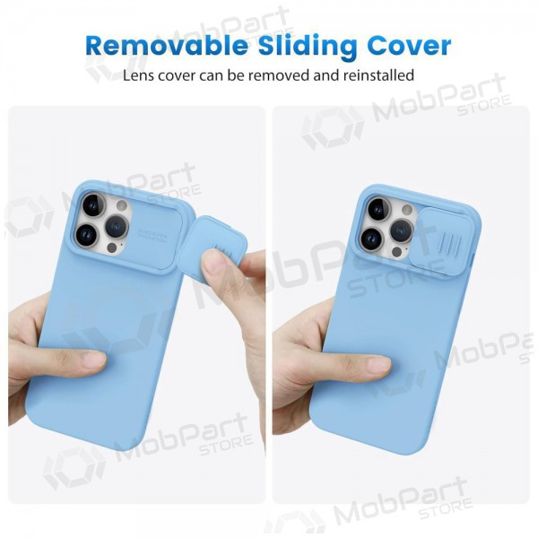 Apple iPhone 14 Plus case „Nillkin Silicone“ (light blue) Apple iPhone 14 Plus case „Nillkin Silicone“ (light blue)