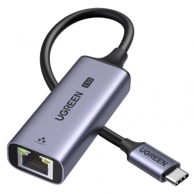 USB-C adapter Ugreen CM648 USB-C to RJ45 gray
