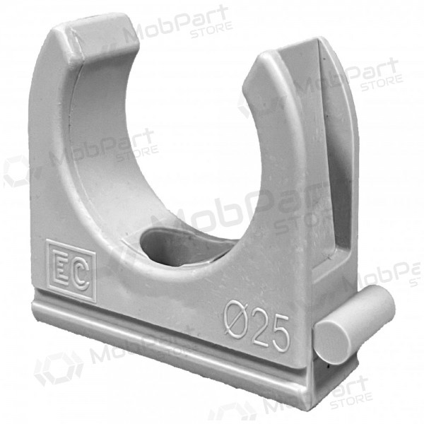 Pipe clip Elettrocanali ECCF16 (D16, grey (RAL7035), halogen-free)