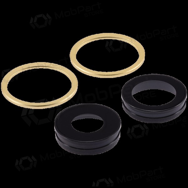 Apple iPhone 11 camera glass / lens (2pcs) (yellow) (with frame)