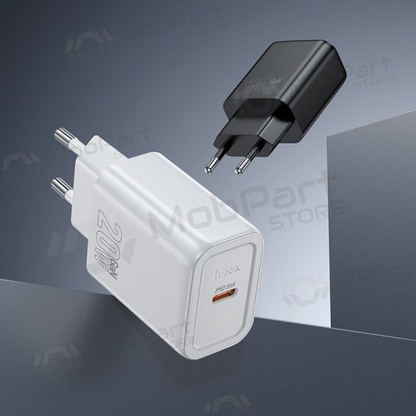 Phone charger Hoco N60 GaN USB-C with USB-C cable 1 m black