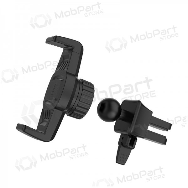 Car phone holder CA38 (black-grey, for using on ventilation grille)