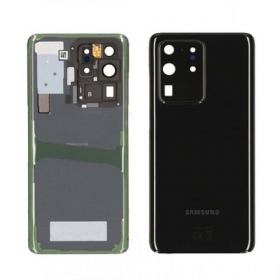 Samsung G988 Galaxy S20 Ultra back / rear cover black (Cosmic Black) (used grade A, original)