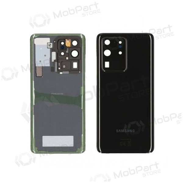 Samsung G988 Galaxy S20 Ultra back / rear cover black (Cosmic Black) (used grade A, original)