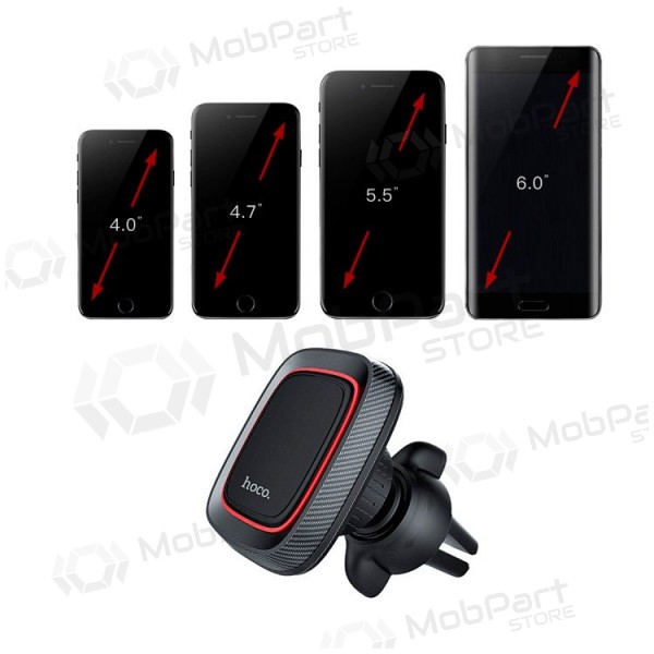 Car phone holder HOCO CA23 (for using on ventilation grille, magnetic fixing) Car phone holder HOCO CA23 (for using on ventilation grille, magnetic fixing)