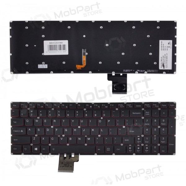 LENOVO Erazer: Y50, Y50-70, Y70-70; Ideapad: U530 keyboard (with lighting) LENOVO Erazer: Y50, Y50-70, Y70-70; Ideapad: U530 keyboard (with lighting)