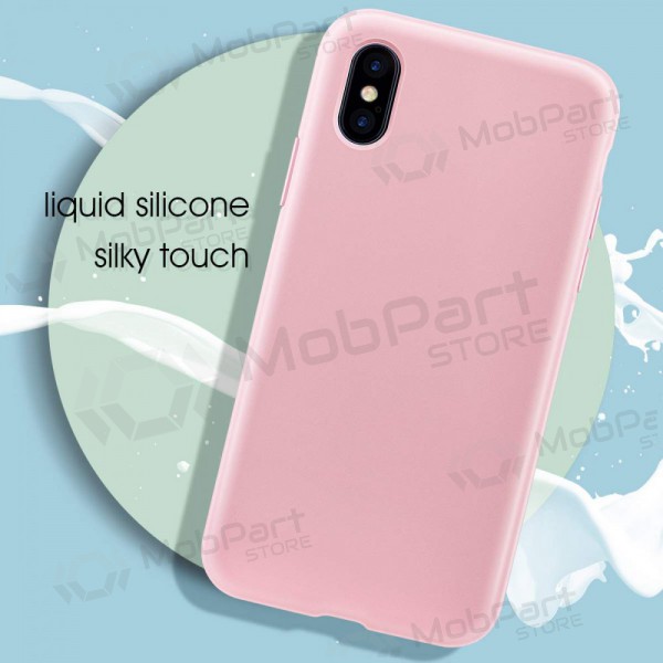 Apple iPhone 12 case - Liquid Silicone - 1.5mm (pink)
