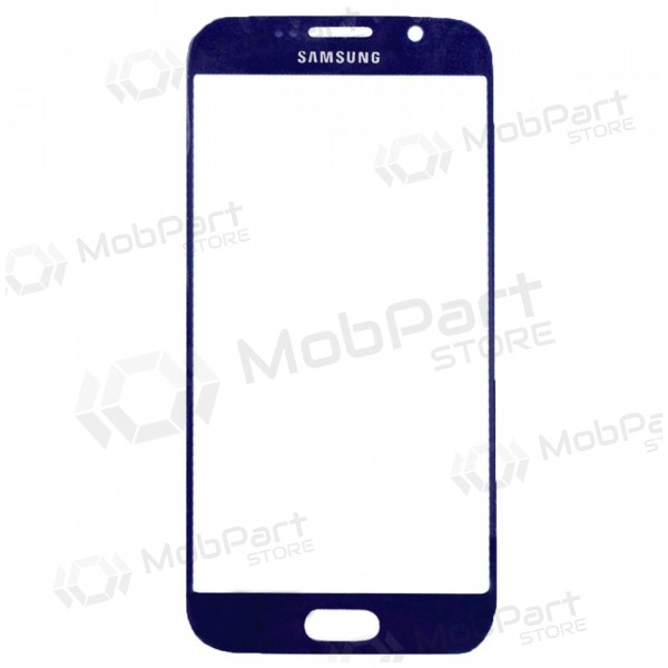 Samsung G920F Galaxy S6 Screen glass (blue) (for screen refurbishing)