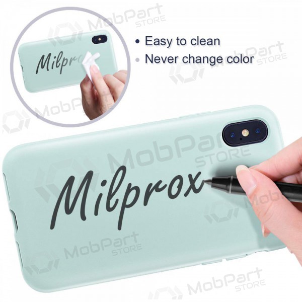 Apple iPhone 12 Pro case - Liquid Silicone - 1.5mm (mint)