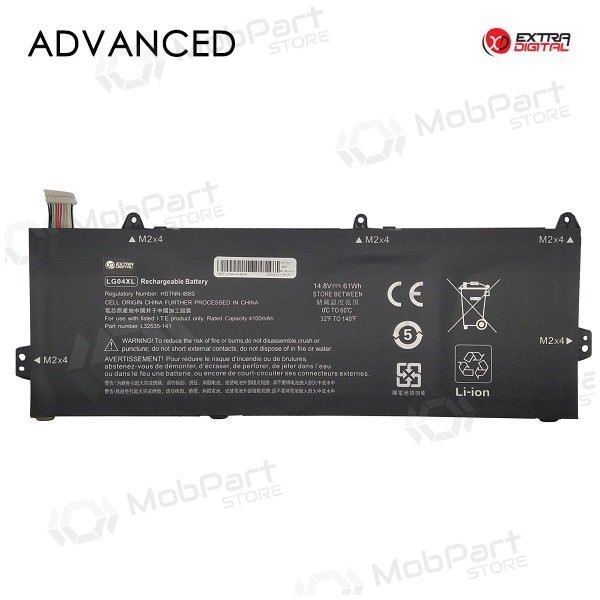 HP LG04XL, 4100mAh laptop battery, Advanced HP LG04XL, 4100mAh laptop battery, Advanced
