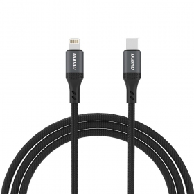 Lightning cable Dudao L3CL USB-C to Lightning 1.2 m 30 W black