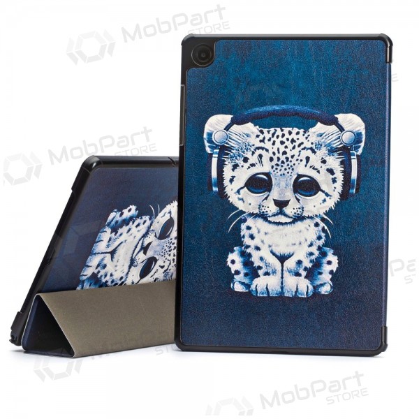 Samsung Galaxy Tab A9+, Tab A11+ case - Smart Leather (sad cat)