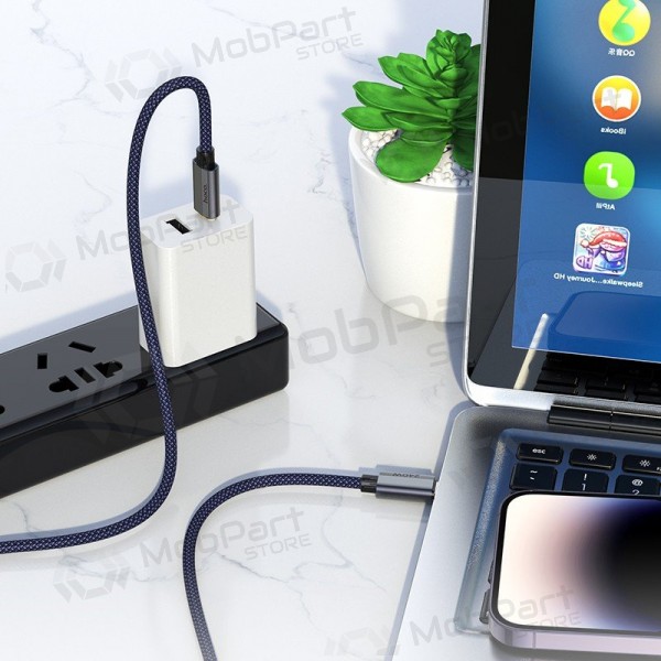 USB-C cable Hoco U134 USB-C to USB-C 1.8 m 240 W black