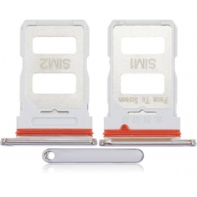 Xiaomi Mi 11i / Poco F3 SIM card holder (silver) (service pack) (original)